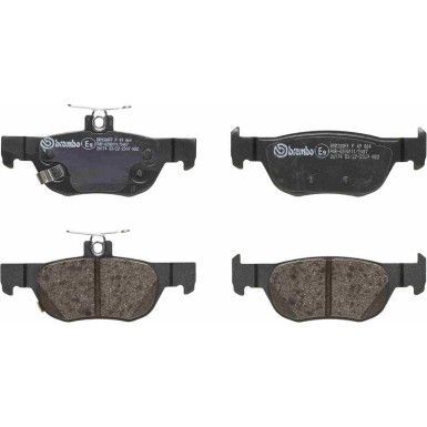 Brembo | Bremsbelagsatz, Scheibenbremse | P 49 064