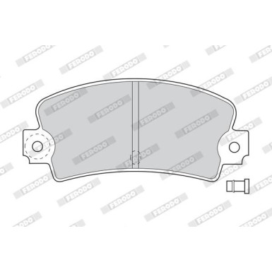 Ferodo | Bremsbelagsatz, Scheibenbremse | FDB114 Ferodo | Bremsbelagsatz, Scheibenbremse | FDB114