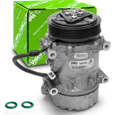 699199 Kompressor, Klimaanlage VALEO CORE-FLEX
