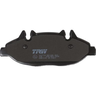 TRW | Bremsbelagsatz, Scheibenbremse | GDB1600