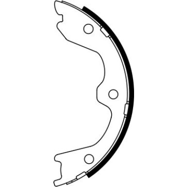 0 986 487 941 Bremsbackensatz, Feststellbremse 0 986 487 941 Bremsbackensatz, Feststellbremse