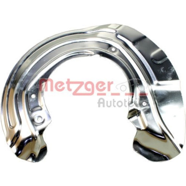 2 x METZGER Spritzblech, Bremsscheibe | 6115146