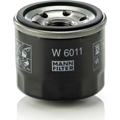 Mann-Filter | 5 x MANN-FILTE Ölfilter | W 6011 Mann-Filter | 5 x MANN-FILTE Ölfilter | W 6011