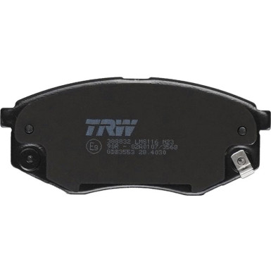 TRW | Bremsbelagsatz, Scheibenbremse | GDB3553
