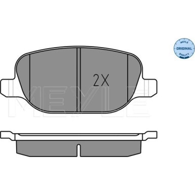 Meyle Bremsbelagsatz, Scheibenbremse MEYLE-ORIGINAL: True to OE 025 238 1118