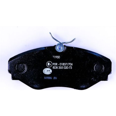Hella | Bremsbelagsatz, Scheibenbremse | 8DB 355 020-731