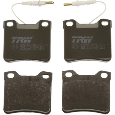 TRW Bremsbelagsatz, Scheibenbremse COTEC GDB1289