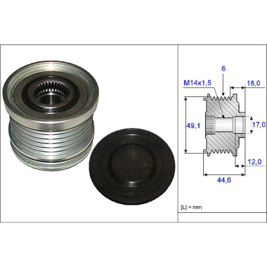 535 0182 10 Generatorfreilauf