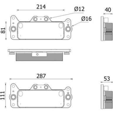 Mahle | Ölkühler, Automatikgetriebe | CLC 222 000P Mahle | Ölkühler, Automatikgetriebe | CLC 222 000P