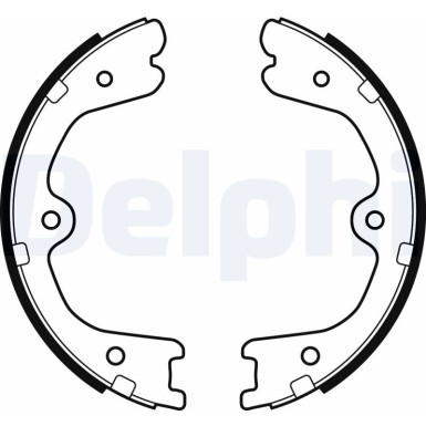 LS2037 Bremsbackensatz, Feststellbremse