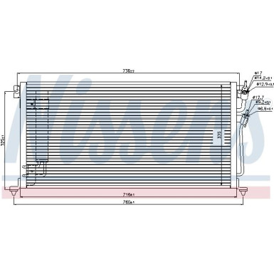 940439 Kondensator, Klimaanlage 940439 Kondensator, Klimaanlage