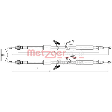 10.5370 Seilzug, Feststellbremse