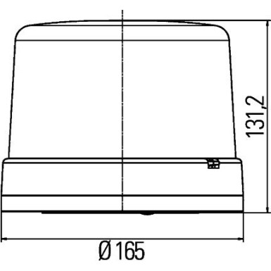 Hella Blitz-Kennleuchte KL 7000 LED 2XD 012 972-021