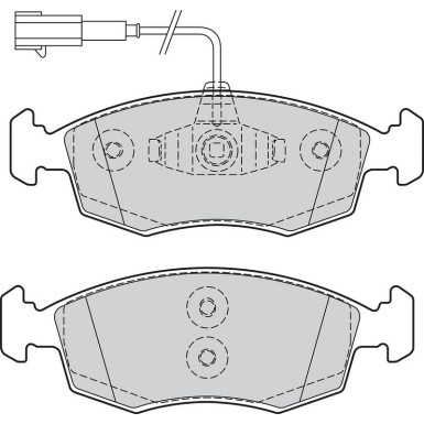 301298 Bremsbelagsatz, Scheibenbremse ESSENTIAL