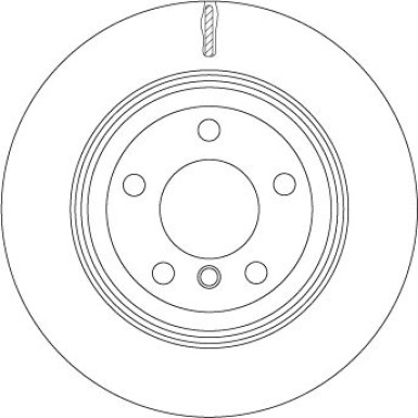 Bremsscheibe TRW SINGLE DF4854S