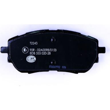 8DB 355 020-281 Bremsbelagsatz, Scheibenbremse