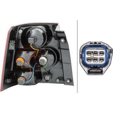 Hella | Heckleuchte | 2VP 238 023-161
