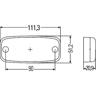 2PG 345 600-411 Positionsleuchte
