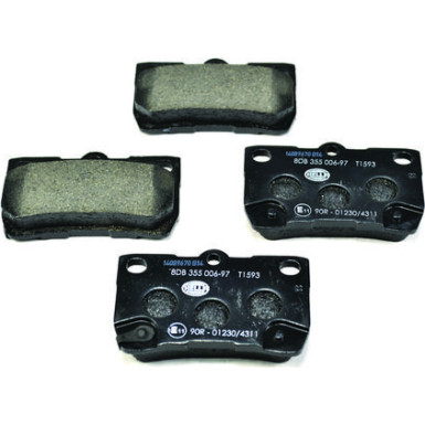 8DB 355 006-971 Bremsbelagsatz, Scheibenbremse