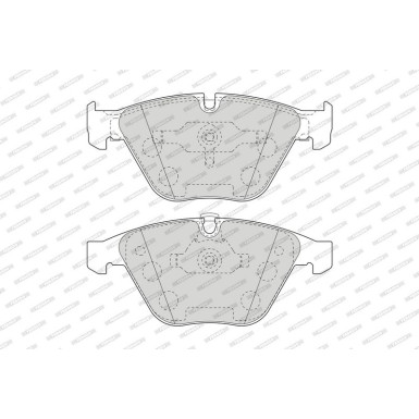 Ferodo Bremsbelagsatz, Scheibenbremse FUSE+ Technology FDB1628
