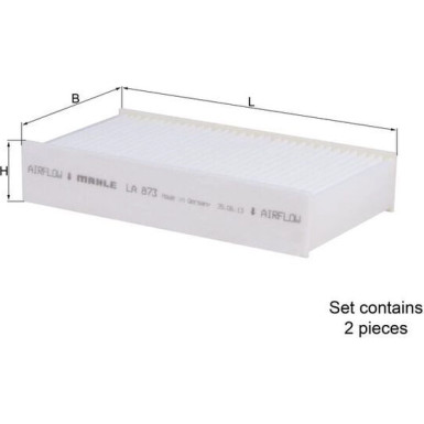 LA 873/S Filter, Innenraumluft LA 873/S Filter, Innenraumluft