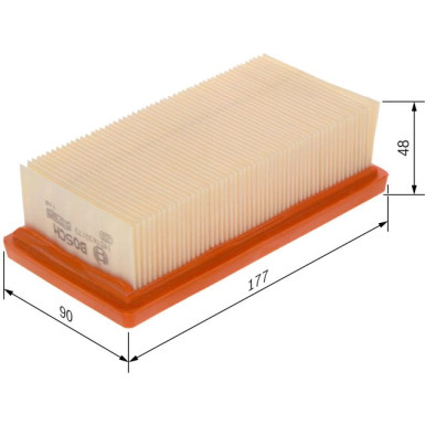 BOSCH 1 457 432 173 Luftfilter