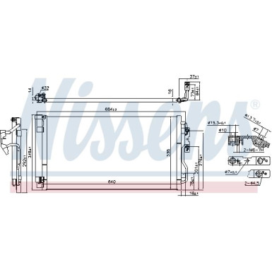 940628 Kondensator, Klimaanlage 940628 Kondensator, Klimaanlage