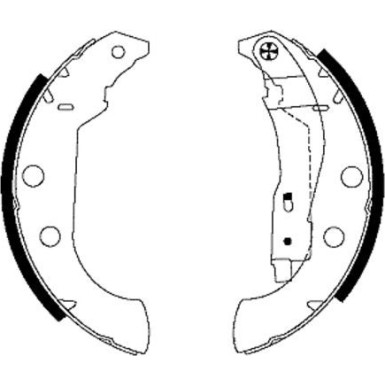 91056600 Bremsbackensatz