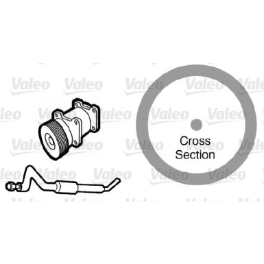 509165 Dichtung, Kühlmittelrohrleitung