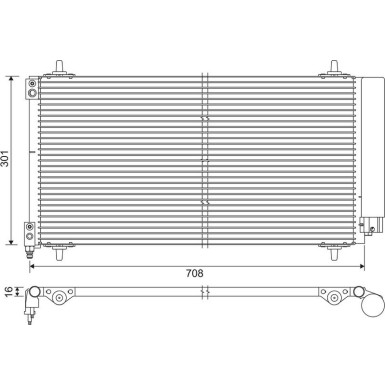 817740 Kondensator, Klimaanlage