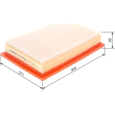 BOSCH 1 457 433 089 Luftfilter