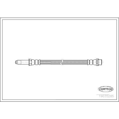 Corteco | Bremsschlauch | 19035285