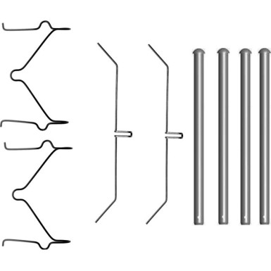 BOSCH | Zubehörsatz, Scheibenbremsbelag | 1 987 474 698