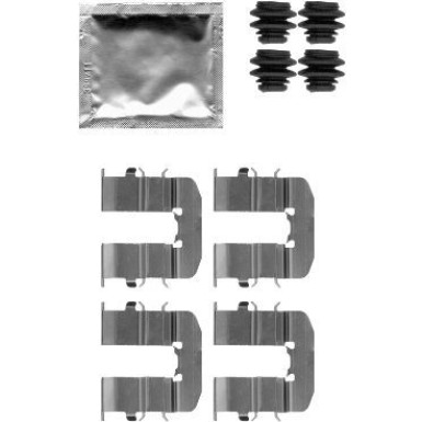 8DZ 355 204-801 Zubehörsatz, Scheibenbremsbelag