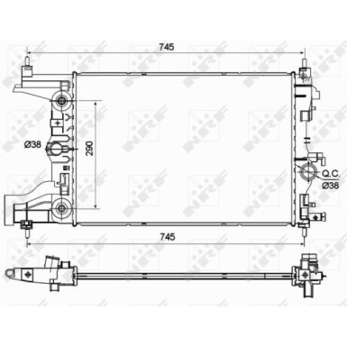 53122 Kühler, Motorkühlung