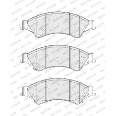 Ferodo Bremsbelagsatz, Scheibenbremse PREMIER ECO FRICTION FDB4832
