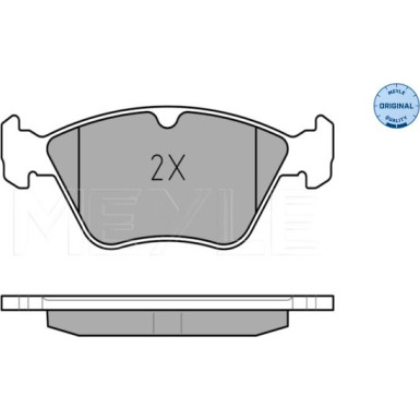 Meyle Bremsbelagsatz, Scheibenbremse MEYLE-ORIGINAL: True to OE 025 214 1117