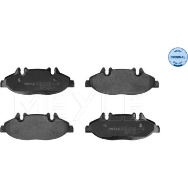 025 240 0720 Bremsbelagsatz, Scheibenbremse MEYLE-ORIGINAL: True to OE.