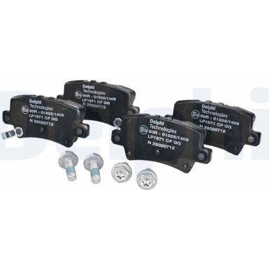 LP1971 Bremsbelagsatz, Scheibenbremse