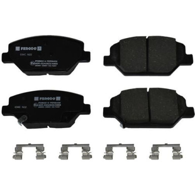 Ferodo | Bremsbelagsatz, Scheibenbremse | FDB5214