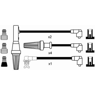 7154 Zündleitungssatz
