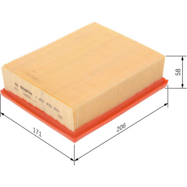 BOSCH 1 457 433 280 Luftfilter