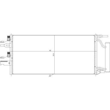 350475 Kondensator, Klimaanlage EASY FIT