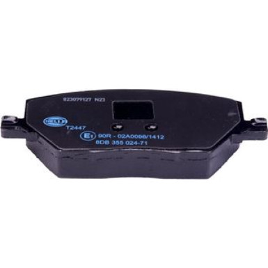 Hella | Bremsbelagsatz, Scheibenbremse | 8DB 355 024-711