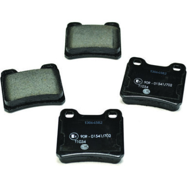 Hella | Bremsbelagsatz, Scheibenbremse | 8DB 355 007-451