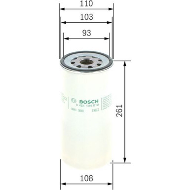 BOSCH 0 451 104 010 Ölfilter