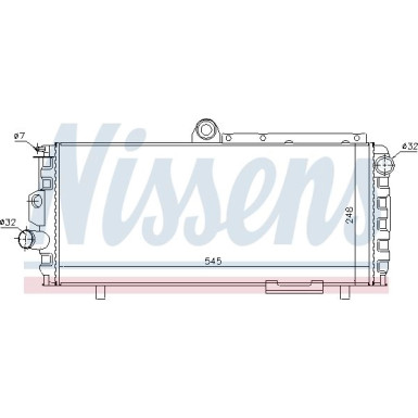 Nissens | Kühler, Motorkühlung | 60010
