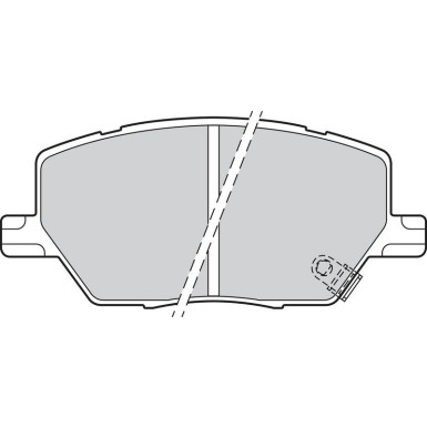 Valeo Bremsbelagsatz, Scheibenbremse ESSENTIAL 302201