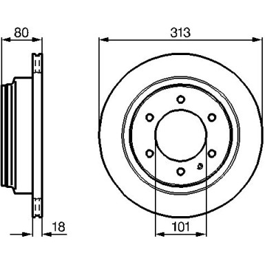 0 986 478 496 Bremsscheibe 0 986 478 496 Bremsscheibe