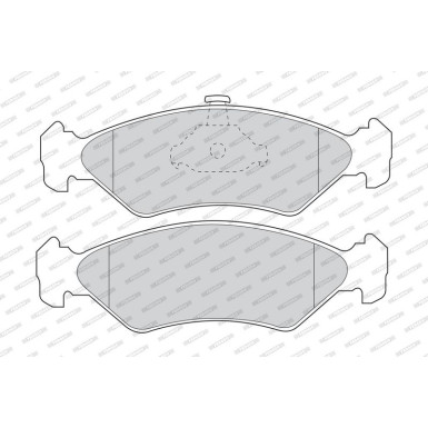 Ferodo Bremsbelagsatz, Scheibenbremse PREMIER ECO FRICTION FDB1082